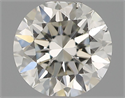 Natural Diamond 0.40 Carats, Round with Excellent Cut, H Color, VS2 Clarity and Certified by IGI