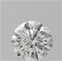 Natural Diamond 2.01 Carats, Round with Excellent Cut, H Color, SI1 Clarity and Certified by GIA