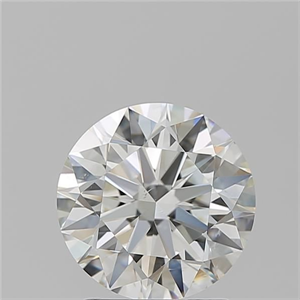 Picture of Natural Diamond 2.01 Carats, Round with Excellent Cut, H Color, SI1 Clarity and Certified by GIA