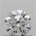 Natural Diamond 0.42 Carats, Round with Excellent Cut, E Color, VVS2 Clarity and Certified by GIA