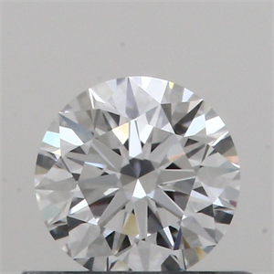 Picture of Natural Diamond 0.42 Carats, Round with Excellent Cut, E Color, VVS2 Clarity and Certified by GIA