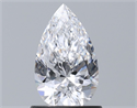 Natural Diamond 0.92 Carats, Pear with  Cut, D Color, VS1 Clarity and Certified by GIA