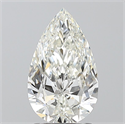 Natural Diamond 1.51 Carats, Pear with  Cut, G Color, VVS2 Clarity and Certified by IGI