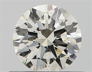 Picture of Natural Diamond 0.50 Carats, Round with Very Good Cut, K Color, VS2 Clarity and Certified by GIA