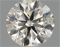 Natural Diamond 0.49 Carats, Round with Very Good Cut, J Color, SI2 Clarity and Certified by IGI