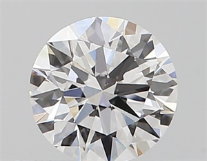 Picture of Natural Diamond 0.40 Carats, Round with Excellent Cut, D Color, VS2 Clarity and Certified by GIA