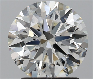 Picture of Natural Diamond 2.04 Carats, Round with Excellent Cut, H Color, VS1 Clarity and Certified by IGI