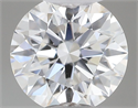 Natural Diamond 0.40 Carats, Round with Excellent Cut, D Color, VS2 Clarity and Certified by GIA