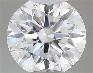 Picture of Natural Diamond 0.40 Carats, Round with Excellent Cut, D Color, VS2 Clarity and Certified by GIA