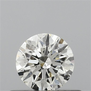 Picture of Natural Diamond 0.40 Carats, Round with Excellent Cut, J Color, SI1 Clarity and Certified by GIA