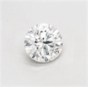 Natural Diamond 5.02 Carats, Round with Excellent Cut, J Color, SI1 Clarity and Certified by GIA