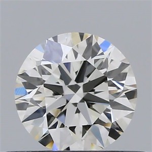 Picture of Natural Diamond 0.41 Carats, Round with Excellent Cut, H Color, VS1 Clarity and Certified by IGI