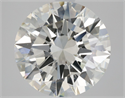 Natural Diamond 3.01 Carats, Round with Excellent Cut, H Color, VS1 Clarity and Certified by IGI