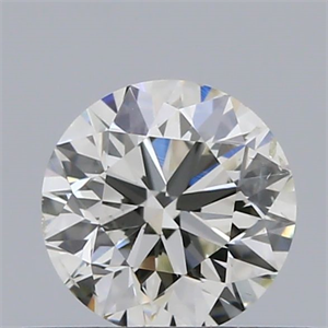 Picture of Natural Diamond 0.40 Carats, Round with Excellent Cut, H Color, SI1 Clarity and Certified by IGI