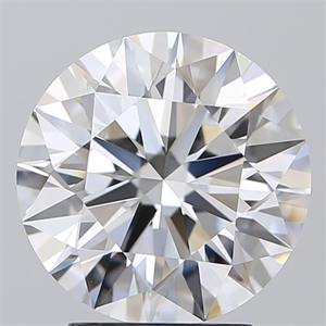 Picture of Natural Diamond 3.30 Carats, Round with Excellent Cut, D Color, VVS1 Clarity and Certified by GIA