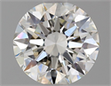 Natural Diamond 1.50 Carats, Round with Excellent Cut, I Color, VVS2 Clarity and Certified by GIA