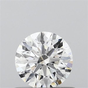 Picture of Natural Diamond 0.47 Carats, Round with Excellent Cut, E Color, I1 Clarity and Certified by GIA