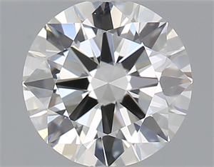 Picture of Natural Diamond 0.40 Carats, Round with Excellent Cut, I Color, VVS1 Clarity and Certified by GIA