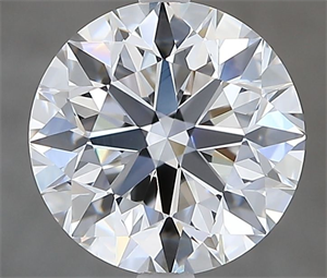 Picture of Natural Diamond 2.50 Carats, Round with Excellent Cut, E Color, VVS2 Clarity and Certified by GIA