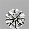 Natural Diamond 0.58 Carats, Round with Excellent Cut, I Color, VS1 Clarity and Certified by IGI