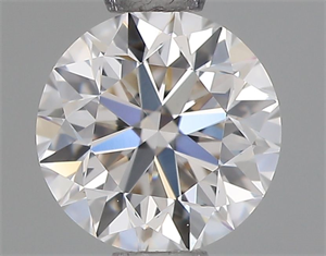 Picture of Natural Diamond 0.51 Carats, Round with Very Good Cut, K Color, VVS1 Clarity and Certified by GIA