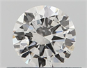 Natural Diamond 0.40 Carats, Round with Very Good Cut, E Color, SI1 Clarity and Certified by GIA