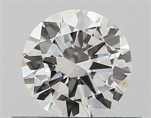 Picture of Natural Diamond 0.40 Carats, Round with Very Good Cut, E Color, SI1 Clarity and Certified by GIA