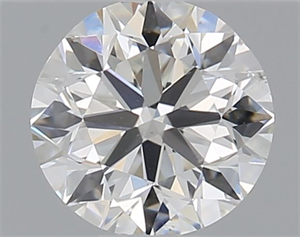 Picture of Natural Diamond 0.40 Carats, Round with Good Cut, H Color, SI2 Clarity and Certified by GIA