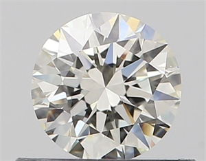 Picture of Natural Diamond 0.43 Carats, Round with Excellent Cut, J Color, VVS2 Clarity and Certified by GIA