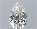 Natural Diamond 1.00 Carats, Pear with  Cut, G Color, VVS2 Clarity and Certified by GIA