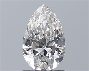 Picture of Natural Diamond 1.00 Carats, Pear with  Cut, G Color, VVS2 Clarity and Certified by GIA