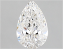 Natural Diamond 1.52 Carats, Pear with  Cut, E Color, VS1 Clarity and Certified by GIA