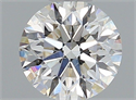 Natural Diamond 0.44 Carats, Round with Excellent Cut, I Color, VS2 Clarity and Certified by GIA