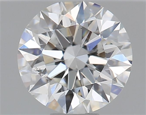 Picture of Natural Diamond 0.44 Carats, Round with Excellent Cut, F Color, SI1 Clarity and Certified by GIA