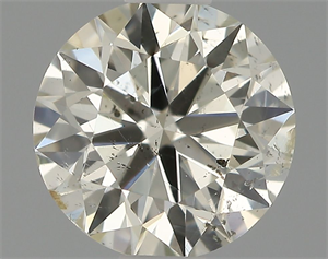 Picture of Natural Diamond 0.70 Carats, Round with Excellent Cut, K Color, SI2 Clarity and Certified by IGI