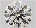 Natural Diamond 0.57 Carats, Round with Excellent Cut, K Color, VS1 Clarity and Certified by GIA