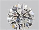 Natural Diamond 0.50 Carats, Round with Very Good Cut, H Color, SI2 Clarity and Certified by GIA