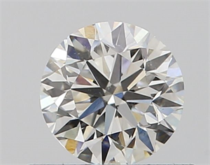 Picture of Natural Diamond 0.50 Carats, Round with Very Good Cut, H Color, SI2 Clarity and Certified by GIA