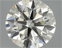 Natural Diamond 0.40 Carats, Round with Excellent Cut, H Color, SI1 Clarity and Certified by IGI