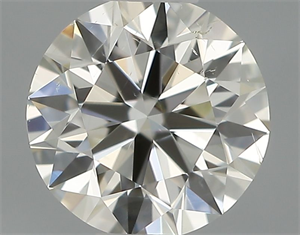 Picture of Natural Diamond 0.40 Carats, Round with Excellent Cut, H Color, SI1 Clarity and Certified by IGI