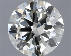 Picture of Natural Diamond 0.50 Carats, Round with Very Good Cut, K Color, VS1 Clarity and Certified by IGI