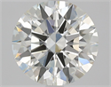 Natural Diamond 2.07 Carats, Round with Excellent Cut, J Color, VS1 Clarity and Certified by GIA