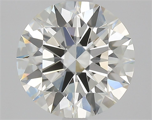 Picture of Natural Diamond 2.07 Carats, Round with Excellent Cut, J Color, VS1 Clarity and Certified by GIA