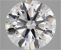 Natural Diamond 3.50 Carats, Round with Excellent Cut, F Color, VVS2 Clarity and Certified by GIA