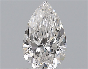 Picture of Natural Diamond 0.50 Carats, Pear with  Cut, E Color, VS1 Clarity and Certified by GIA