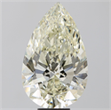 Natural Diamond 10.08 Carats, Pear with  Cut, K Color, VS2 Clarity and Certified by IGI