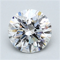 Natural Diamond 1.70 Carats, Round with Excellent Cut, F Color, SI2 Clarity and Certified by GIA