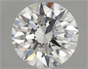 Natural Diamond 2.32 Carats, Round with Excellent Cut, G Color, SI1 Clarity and Certified by GIA