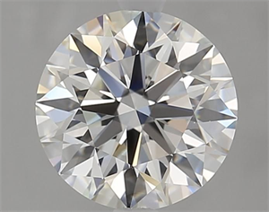 Picture of Natural Diamond 2.50 Carats, Round with Excellent Cut, H Color, VS1 Clarity and Certified by GIA