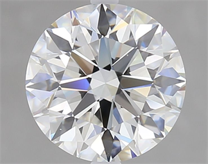 Picture of Natural Diamond 2.50 Carats, Round with Excellent Cut, F Color, VS2 Clarity and Certified by GIA